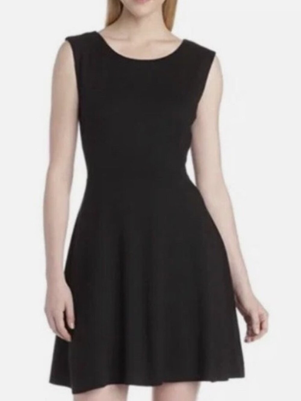 Bailey 44 Suduko A-Line Black Dress